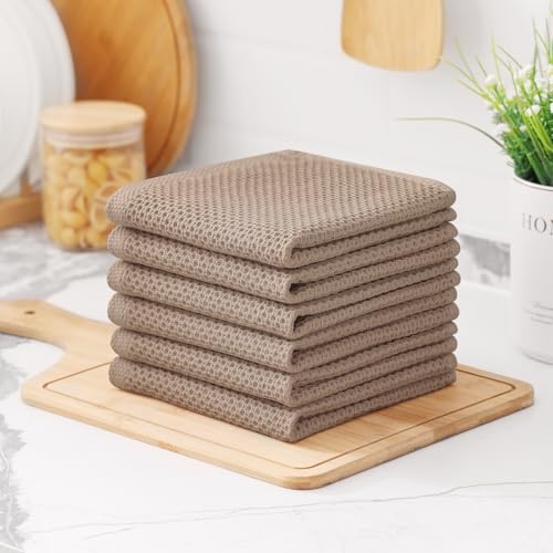 100% Cotton Waffle 6 (6 Count)