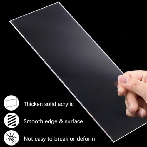 Acrylic Cake Scrapers (4 Count)