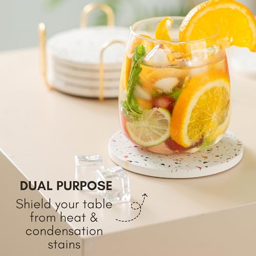 Terrazzo Coasters Set of 6 (6 Count)