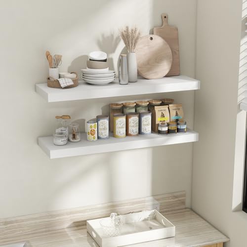 12 Inch Deep Floating Shelves (2 Count)