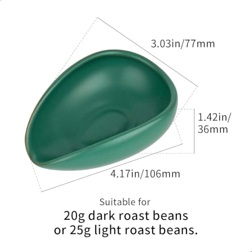 Ceramic Coffee Dosing Cup & Tea Storage Tray