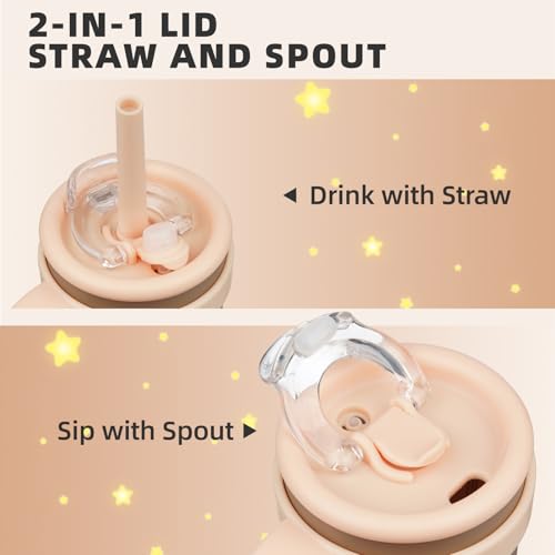 18 oz Tumbler with Handle and Straw