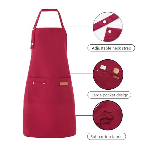 Art Aprons for Women Painting Pottery Baking