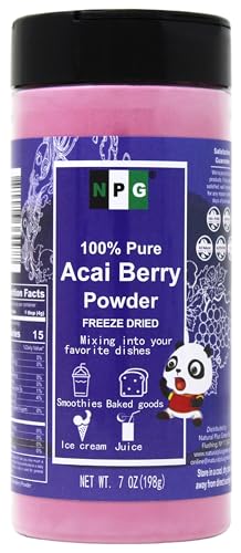 Freeze Dried Acai Berry Powder 7 Oz (7 Ounce)