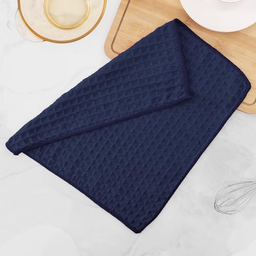 Microfiber Waffle Weave Kitchen Dish Cloths (8 Count)