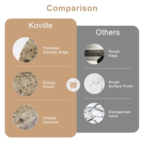 Golden Brown Marble Cutting Board for Kitchen Countertop