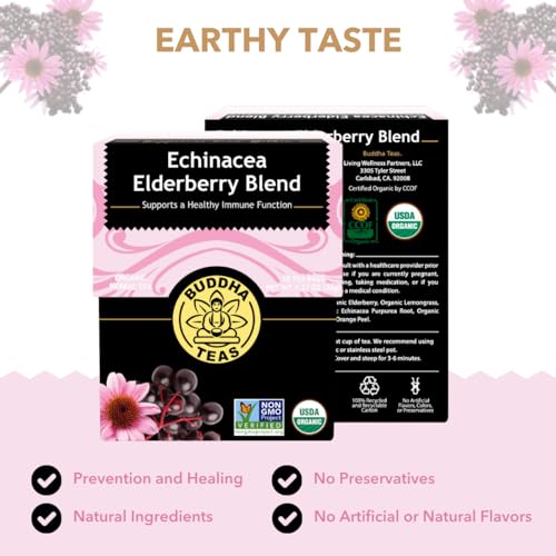 Organic Echinacea Elderberry Blend (18 Count)