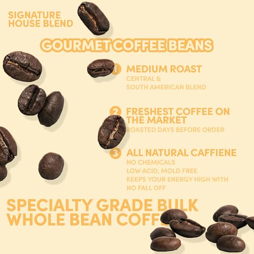 Sarasota Coffee Whole Bean Signature House Breakfast Blend (80 Ounce)