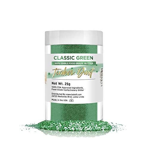 Classic Green Edible Glitter