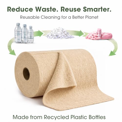 Microfiber Cleaning Cloth Roll (100 Count)