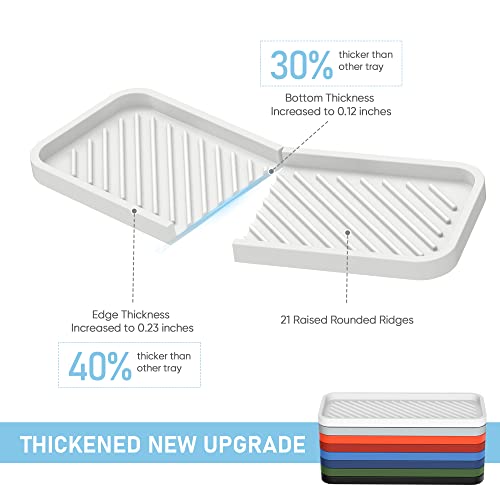 Kitchen Silicone Sink Organizer Tray (2 Count)