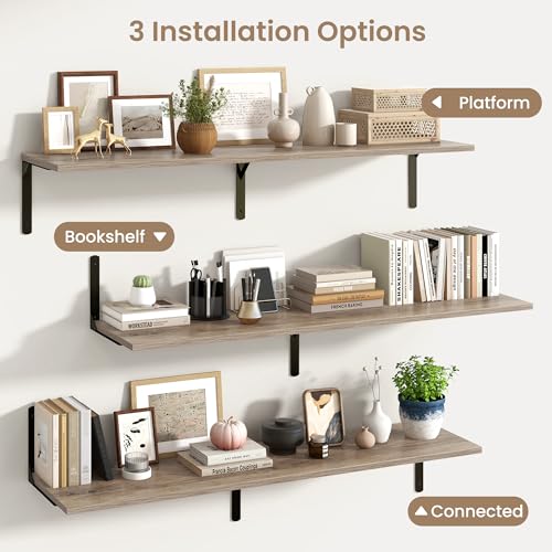 Floating Shelves for Wall (2 Count)