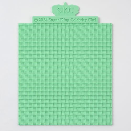 Sweater Texture Fondant Impression Mats Knit Fondant Embosser Texture Mats for Clay Cake Decorating Fondant Molds 1Pcs