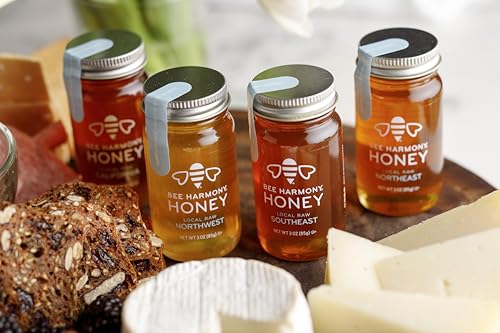 Coast-to-Coast Honey Flight, Gift Set, 3 oz Jars (Pack of 4) (12 Ounce)