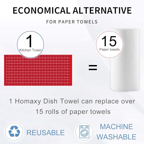100% Cotton Terry Kitchen Towels (6 Count)