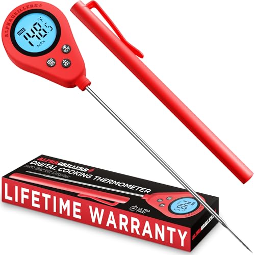 Instant Read Meat Thermometer Digital Probe for Food & Bread