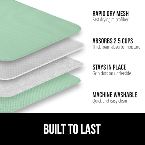 Ultra Water Absorbent Microfiber Dish Drying Mat