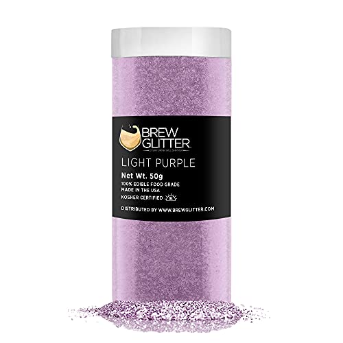 Light Purple BREW GLITTER Edible Glitter For Drinks