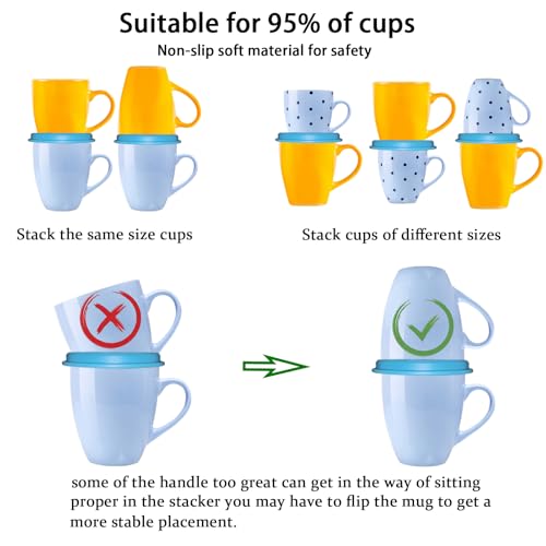Coffee Mug Organizers and Storage (6 Count)