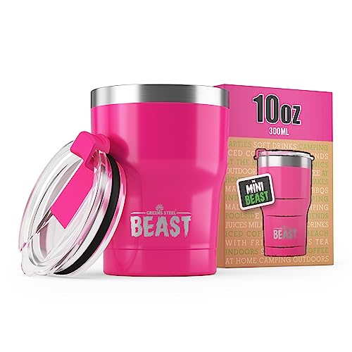 Beast 10 oz Tumbler Stainless Steel Vacuum Insulated Coffee Ice Cup Double Wall Travel Flask