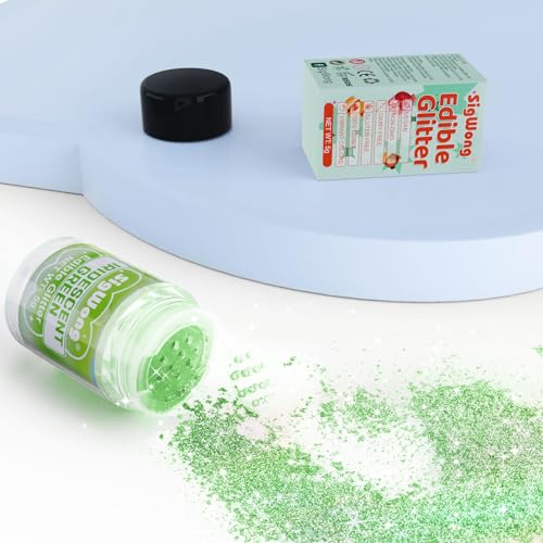 Iridescent Green Edible Glitter