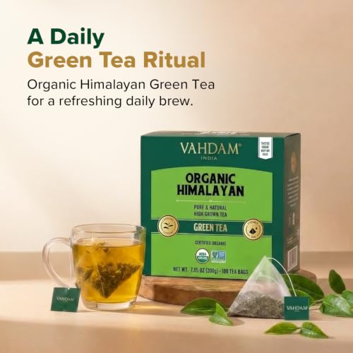 Organic Himalayan Green Tea (100 Count)