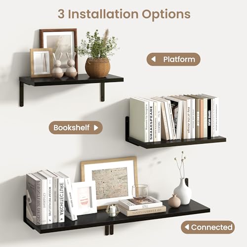 Deep Floating Shelves (2 Count)