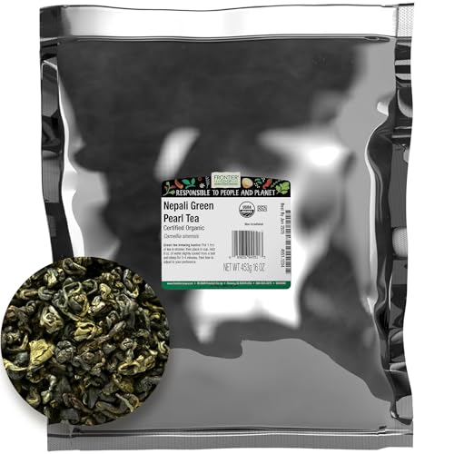 Frontier Bulk Nepali Green Pearl Tea (16 Ounce)