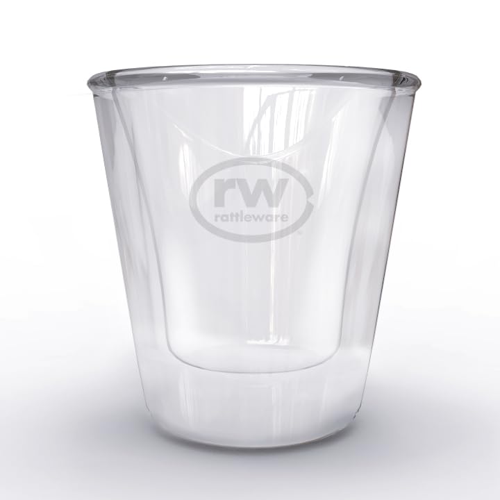Double Wall Graduated Glass Espresso Shot Measuring Cup