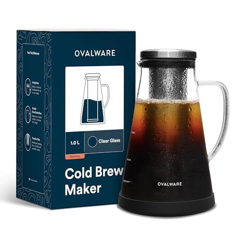 Airtight Cold Brew Coffee Maker with Tea Infuser & Spout 1.0L