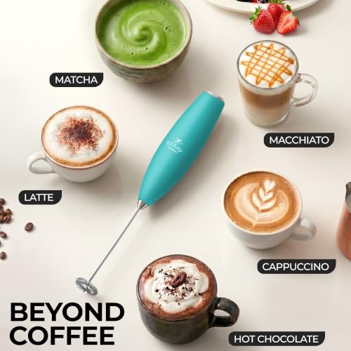 Zulay Powerful Milk Frother for Coffee with Upgraded Titanium Motor