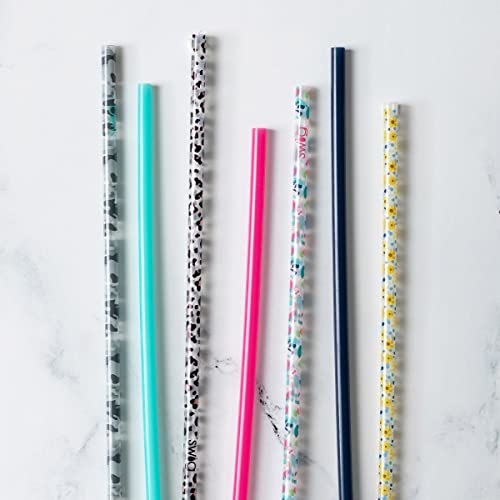 Reusable Straw Set with Cleaning Brush (7 Count)