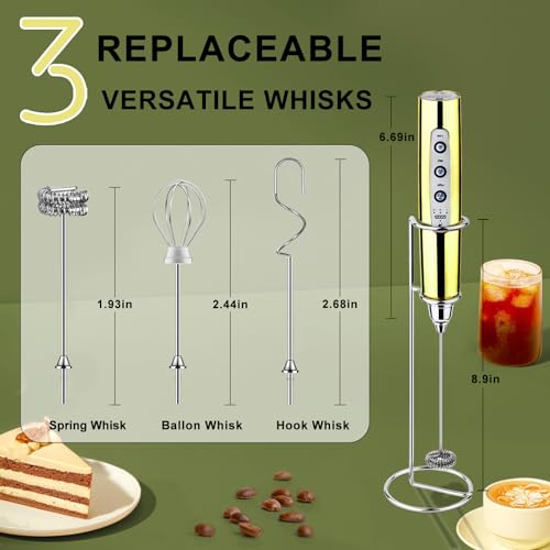 Handheld Milk Frother Wand for Coffee