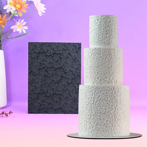 Silicone Lace Cake Mold Flower Impression Mat for Baking