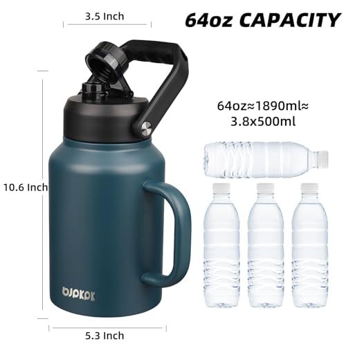 64oz Stainless Steel Water Bottle