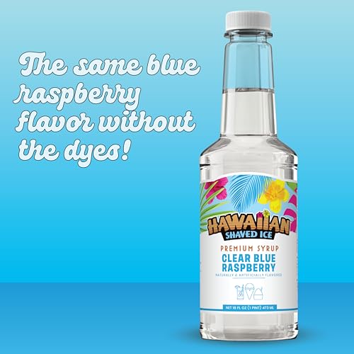 Clear Blue Raspberry Syrup (16 Fl Oz)