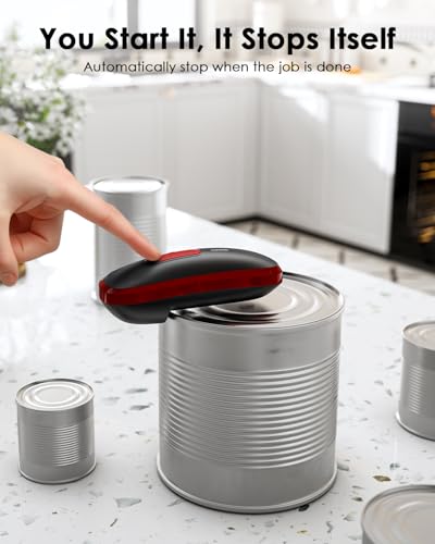 CORE Electric Can Opener_Single Touch Automatic Opener for Seniors with Arthritis