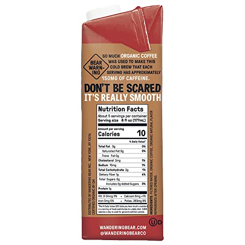 Organic Cold Brew Coffee (96 Fl Oz)