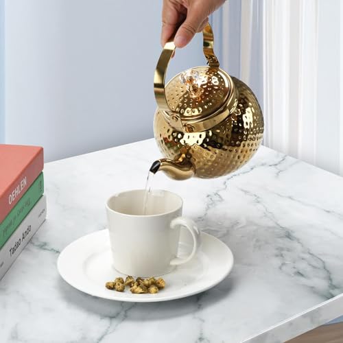 2L Hammered Tea Kettle Stovetop