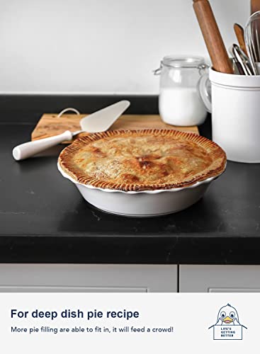 Ceramic Pie Pans Plate for Baking (2 Count)