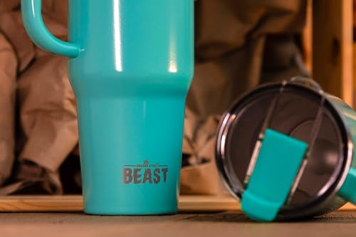 Beast 42 oz Tumbler with Handle Stainless Steel Vacuum Insulated Coffee Ice Cup Double Wall Travel Flask