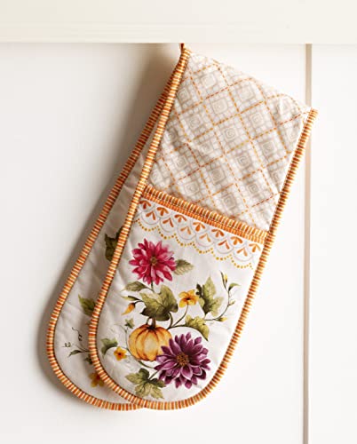 Double Oven Mitts 100% Cotton Double Oven Glove