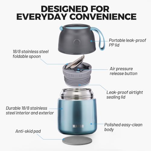 Insulated Thermo Food Jar for Hot & Cold Food for Kids Adult