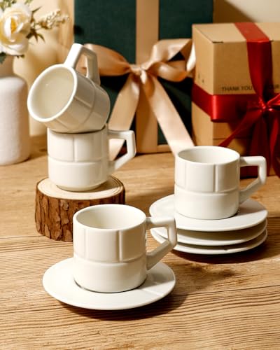 Ceramic Coffee Mugs Set of 4 (4 Count)