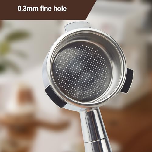 54 mm Bottomless Portafilter Compatible with Breville Barista BES870XL