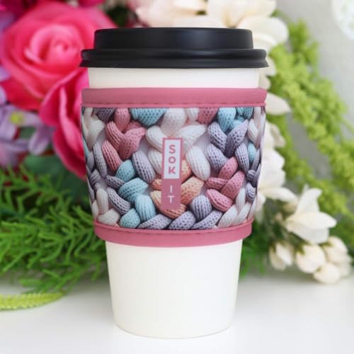 HotSok Coffee & Tea Reusable Insulated Neoprene Cup Sleeve