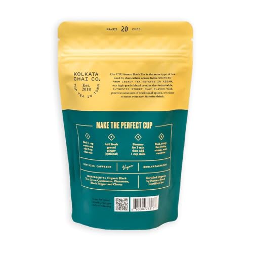 Kolkata Chai Signature Masala Chai Mix 2 (8.46 Ounce)