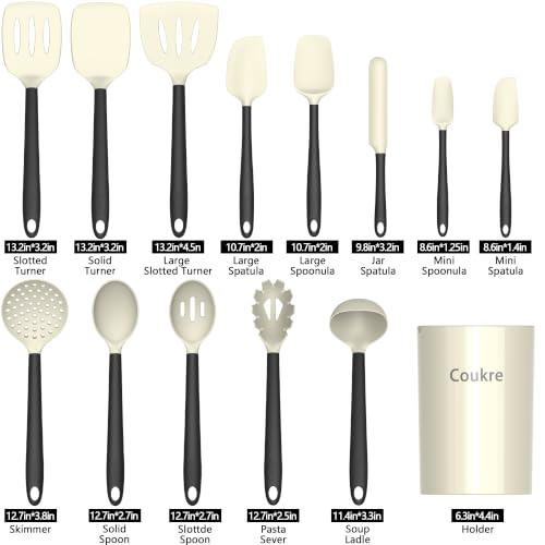Silicone Kitchen Cooking Utensils Set
