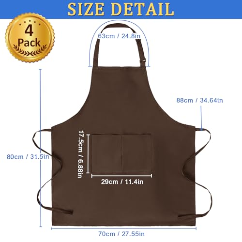 4 Pack Chef Apron (4 Count)