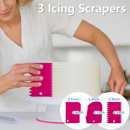 200PCs Cake Decorating Supplies Kit for Beginners (200 Count)